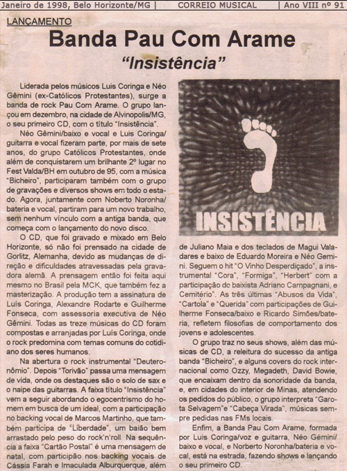 Crtica da revista Rock Brigade