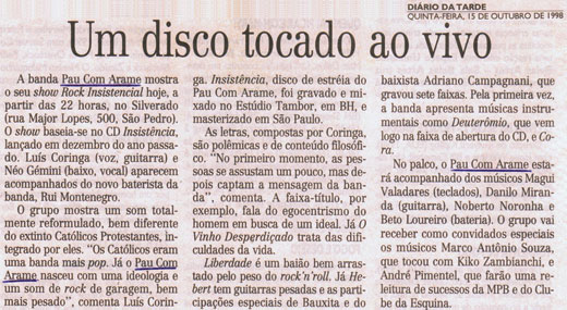 Crtica do Dirio da Tarde